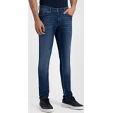 Purewhite - Heren Skinny fit Denim Jeans - Denim Mid Blue