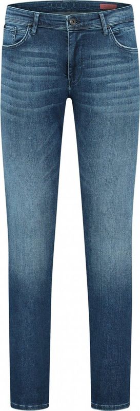Purewhite - Heren Skinny fit Denim Jeans - Denim Mid Blue