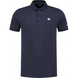 Ballin Amsterdam - Heren Slim fit T-shirts Polo SS - Dark Blue