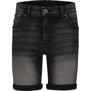 Ballin Amsterdam Denim short with damaging Jongens Jeans - Denim Dark Grey