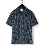 PURE PATH Shortsleeve With All-over-print - met lange mouwen - Heren Donkerblauw - Maat S