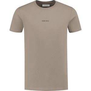 Essential Logo T-shirt Taupe (10111 - )