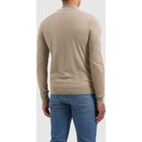 PURE PATH Essential Knit Mockneck Sweater Truien & Vesten Heren - Sweater - Hoodie - Vest- Taupe