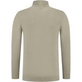 PURE PATH Essential Knit Mockneck Sweater Truien & Vesten Heren - Sweater - Hoodie - Vest- Taupe
