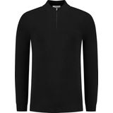 PURE PATH Essential Knit Halfzip Sweater Truien & Vesten Heren - Sweater - Hoodie - Vest- Zwart