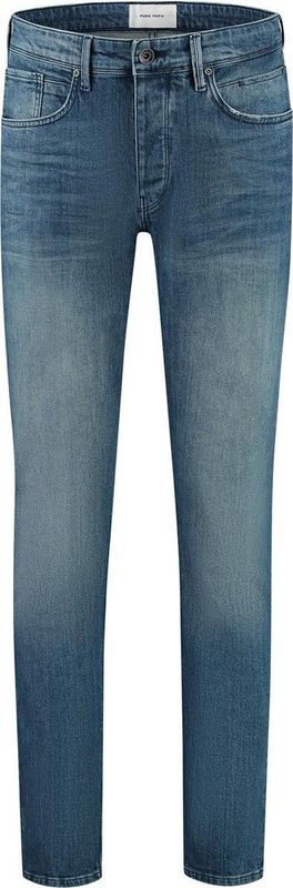 Pure Path The Ryan Slim Fit Jeans Denim Mid Blue