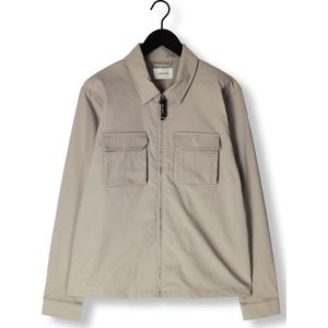 PURE PATH Regular Fit Shirts Over204 Overshirts Heren - Taupe - Maat M