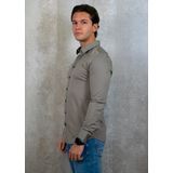 Pure Path - Slim fit Jersey Shirt - Taupe