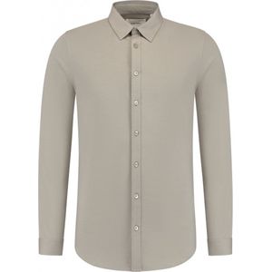 Pure Path - Slim fit Jersey Shirt - Taupe