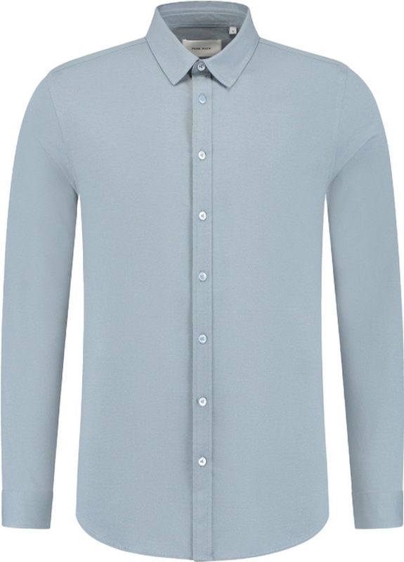 Pure Path - Jersey Shirt - Blauw Grijs - Katoen