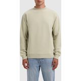 PURE PATH Loose Fit Sweaters Crewneck308 Truien & Vesten Heren - Sweater - Hoodie - Vest- Groen
