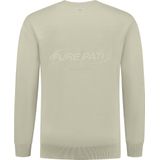 PURE PATH Loose Fit Sweaters Crewneck308 Truien & Vesten Heren - Sweater - Hoodie - Vest- Groen