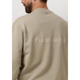 PURE PATH Loose Fit Sweaters Crewneck308 Truien & Vesten Heren - Sweater - Hoodie - Vest- Groen