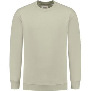 PURE PATH Loose Fit Sweaters Crewneck308 Truien & Vesten Heren - Sweater - Hoodie - Vest- Groen