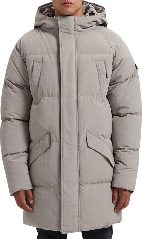 Pure Path - Padded 405 - Gewatteerde Jas - Grijs - Donsvoering