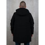 Pure Path - Regular FIT - Parka - Zwart - Katoen
