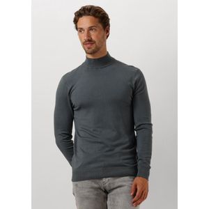 PURE PATH Regular Fit Knitwear Mockneck801 Truien & Vesten Heren - Sweater - Hoodie - Vest- Blauw - Maat XS