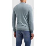 PURE PATH Regular Fit Knitwear Halfzip803 Truien & Vesten Heren - Sweater - Hoodie - Vest- Blauw