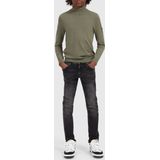 Ballin - Turtleneck - Khaki - Junior - Logo Badge