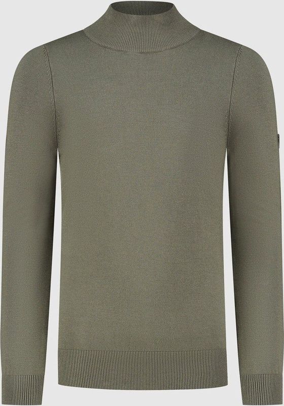 Ballin - Turtleneck - Khaki - Junior - Logo Badge