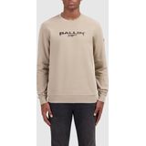 Ballin Amsterdam - Heren Regular fit Sweaters Crewneck LS - Taupe