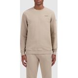 Ballin Amsterdam - Heren Regular fit Sweaters Crewneck LS - Taupe