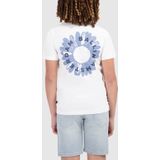 Ballin Amsterdam - Bloom T-shirt - Wit - Regular Fit - Crewneck