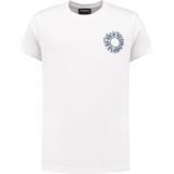 Ballin Amsterdam - Bloom T-shirt - Wit - Regular Fit - Crewneck