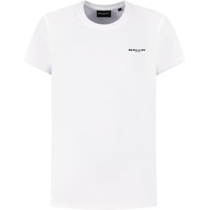 Ballin Amsterdam - Jongens Loose fit T-shirts Crewneck SS - Off White - Maat 8