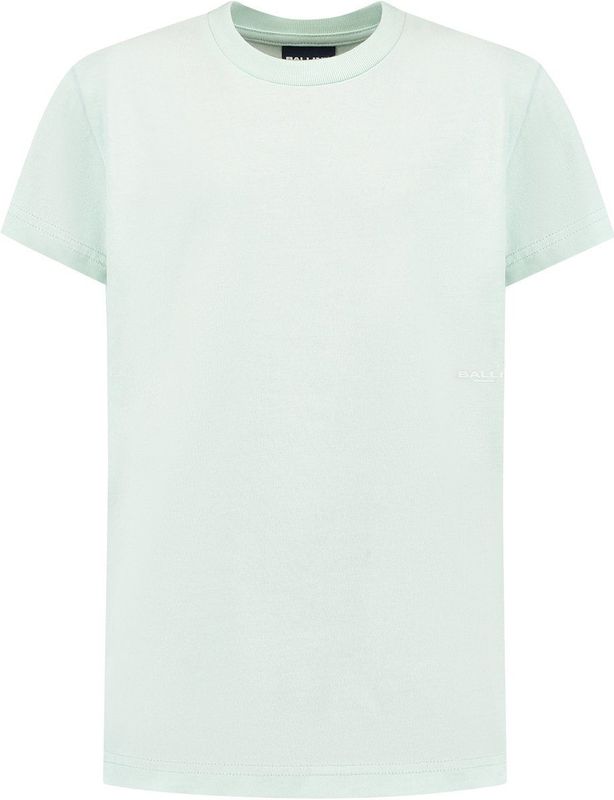 Ballin Amsterdam - Jongens Loose Fit T-shirts Crewneck SS - Light Green - Maat 8