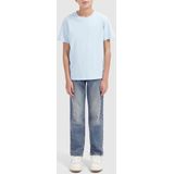 Ballin Amsterdam - Loose Fit T-shirt - Light Blue - Crewneck