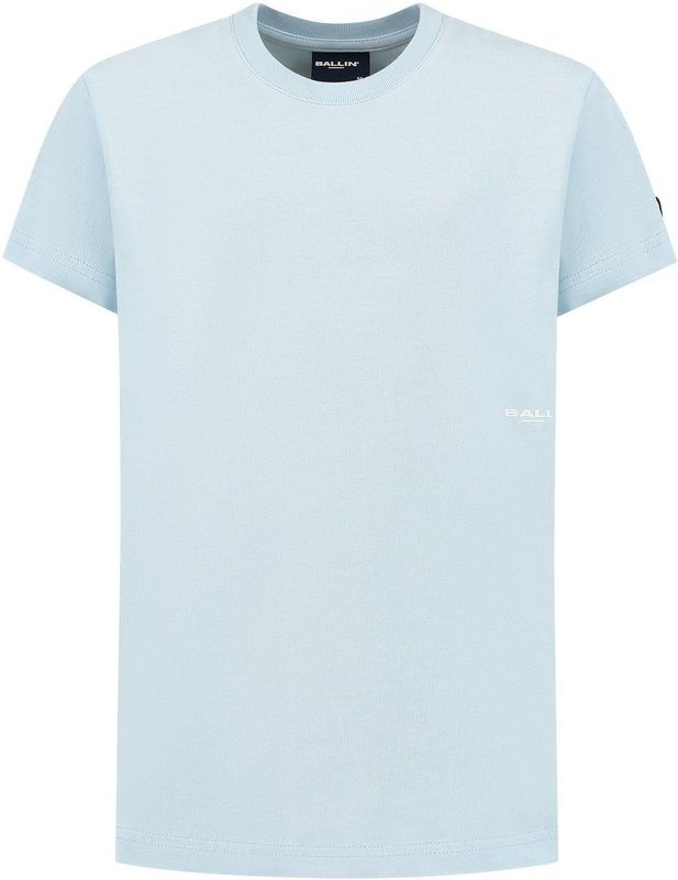 Ballin Amsterdam - Loose Fit T-shirt - Light Blue - Crewneck