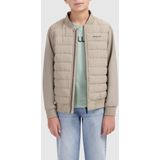 Ballin - Tussenjas - Beige - Geribbelde Boorden