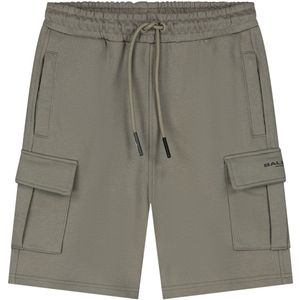 Ballin Amsterdam - Jongens Regular fit Shorts Cargo - Dark Army - Maat 8