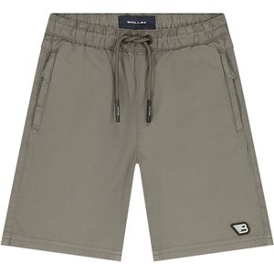 Ballin Amsterdam - Jongens Regular fit Shorts - Dark Army - Geweven Twillstof