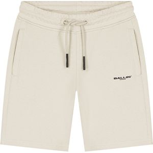 Ballin Amsterdam - Jongens Regular fit Shorts Sweat - Sand - Katoen