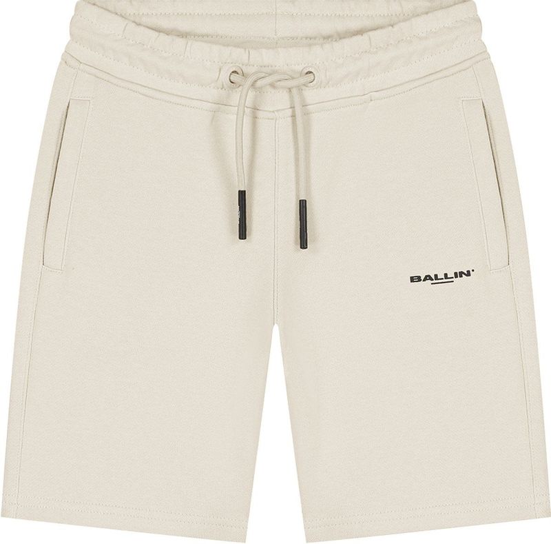 Ballin Amsterdam - Jongens Regular fit Shorts Sweat - Sand - Katoen