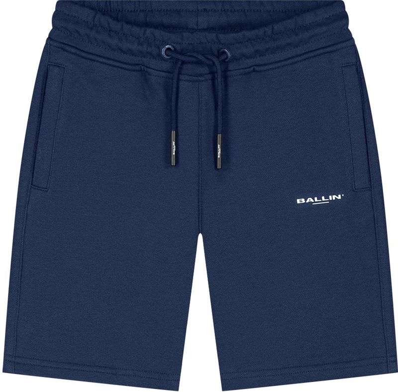 Ballin Amsterdam - Regular Fit Shorts - Navy - Sweat