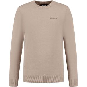 Ballin Amsterdam - Originals - Regular Fit Crewneck Sweater - Taupe