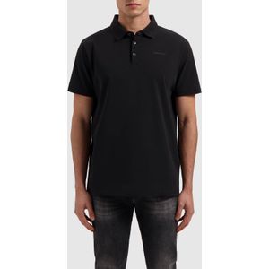 Pure Path - Essential Wordmark - Poloshirt - Zwart - Korte Mouwen - Regular Fit
