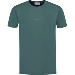 Pure Path - Heren T-Shirt - Groen - Katoen - Regular Fit