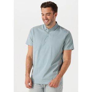 Pure Path - Regular Fit Polo - T-shirt - Blauw Grijs - Jersey Materiaal