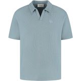 Pure Path - Waffle Polo - Poloshirt - Katoen - Gebreide Wafelstructuur