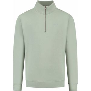 Pure Path - Loose Fit Halfzip Sweater - Army Green