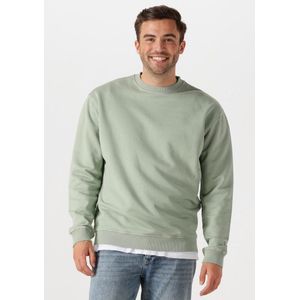 PURE PATH Loose Fit Crewneck Sweater Heren - Groene Sweater