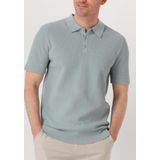Pure Path Poloshirt Licht Blauw - Regular Fit Katoen-Polyester Mix