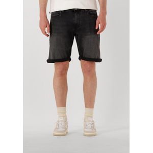 Pure Path - Slim Fit Denim Shorts - Zwart - Heren