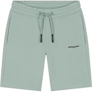 Ballin Amsterdam - Jongens Regular fit Shorts Sweat - Green - Maat 14