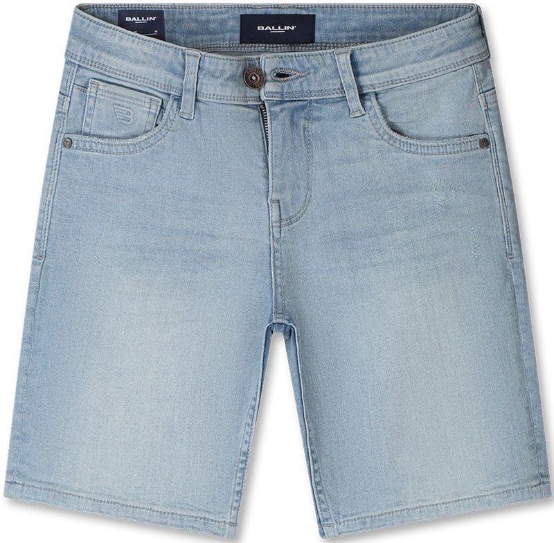 Ballin - Korte Broek - Denim - Blauw - Katoen met Elastaan