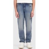 Boaz - Jeans - Mid-Blauw - Katoen/Elastaan - Regular Fit